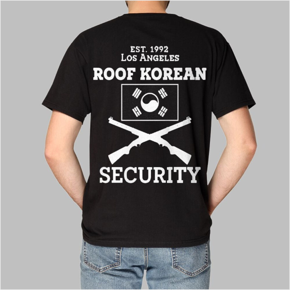 EST 1992 Los Angeles Roof Korean Security Shirt Father's Day Gifts For Dad Best Friend Gifts