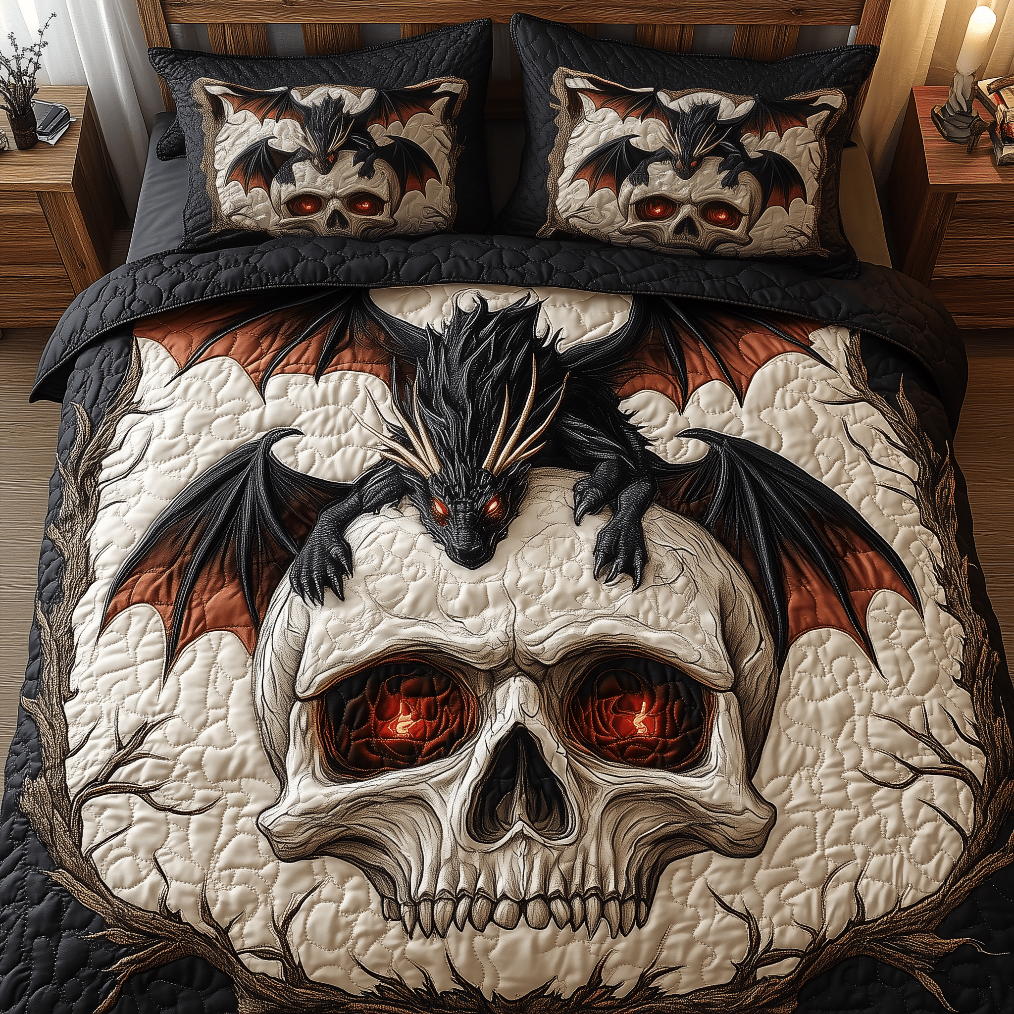 Eternal Flamekeeper Quilted Bedding Set Best Duvet Cover Bedspread Set Mom And Daughter Gifts