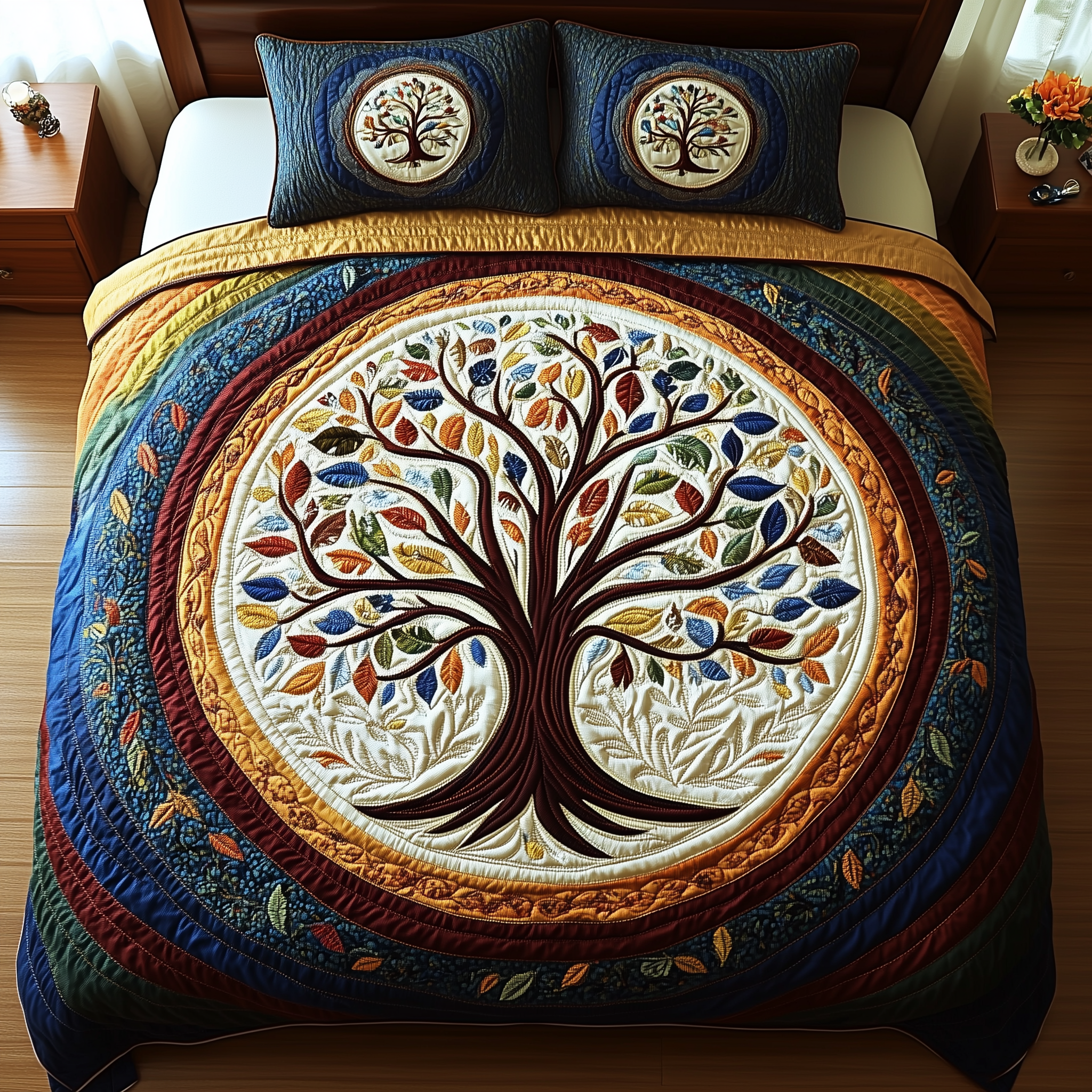 Eternal Radiance Quilted Bedding Set Duvet Cover Bedspread Set Item Last Minute Father'sDay Gifts