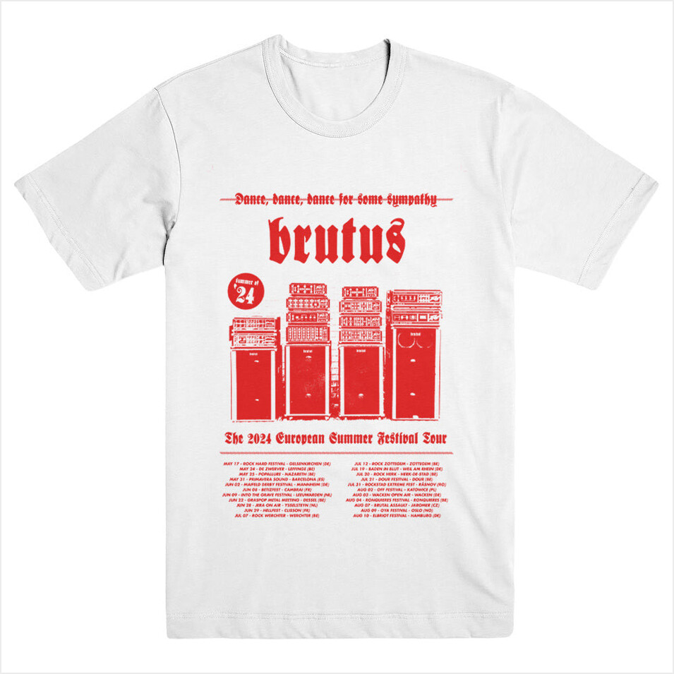 Eu Summer Festivals '24 White Shirt Brutus Merch Brutus Shirt Father'S Day Gifts For Husband