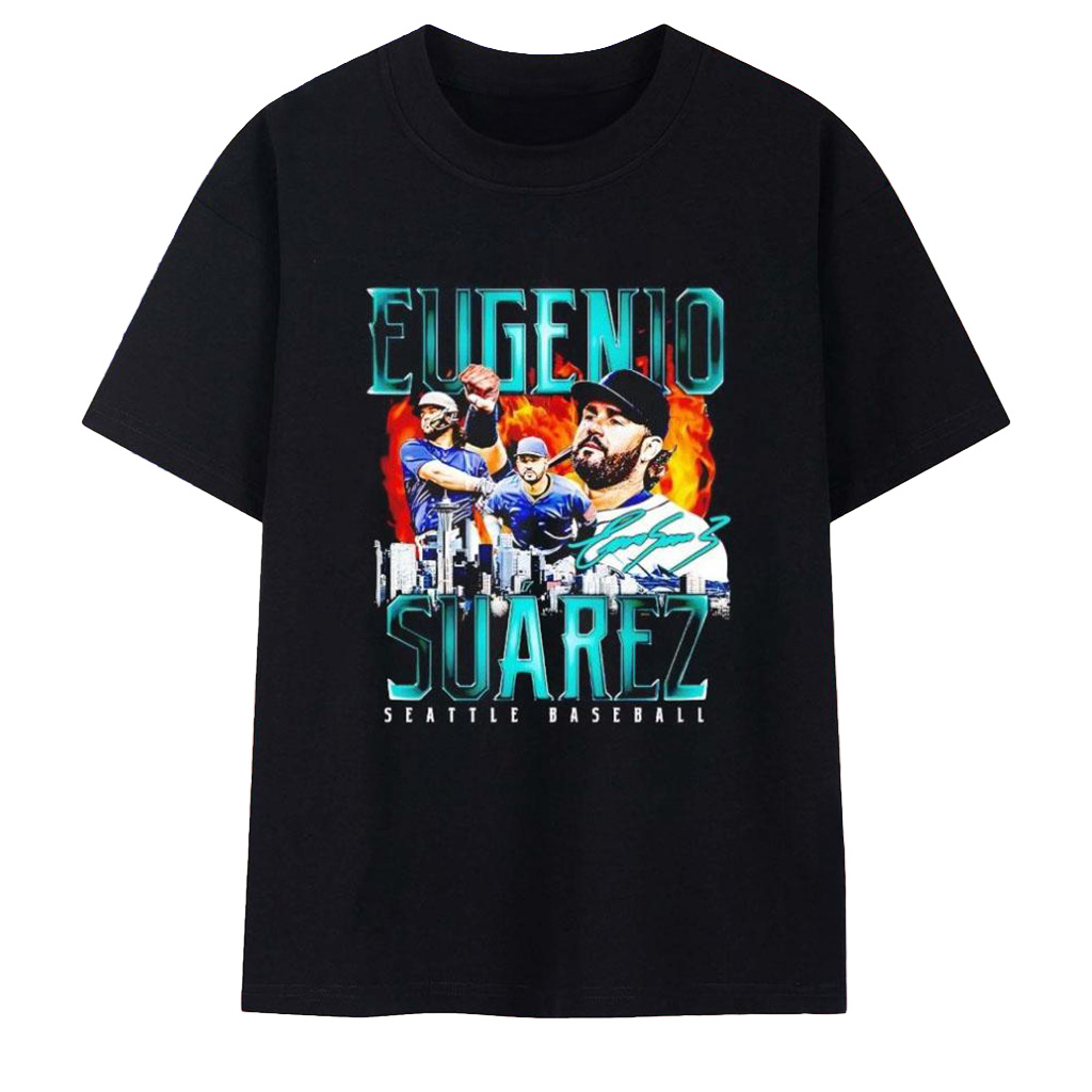 Eugenio Suarez Triple Player Seattle Baseball T-Shirt Eugenio Suarez Merch Fans Gifts