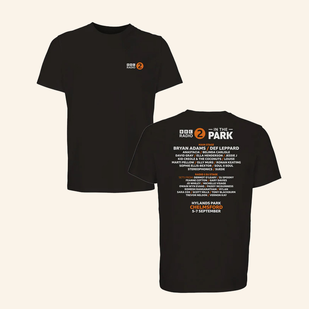 Event-Merchandise Merch Bbc Radio 2 In The Park 2025 T-Shirt Gifts For Fans