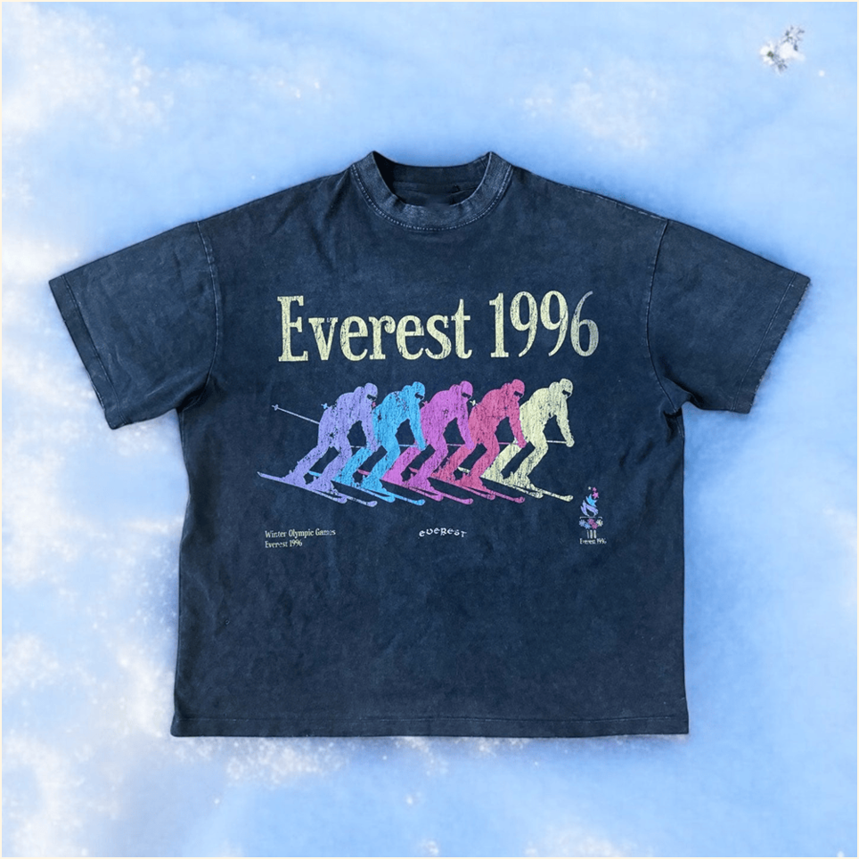 Everest 1996 Shirt Olympic Games Climb Theme T Shirt Mountaineering Sports Fan Gifts For Him