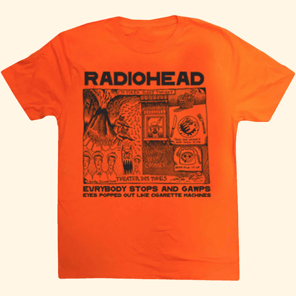 Everybody Stops And Gawps T-Shirt Radiohead Merch Father's Day Birthday Gifts For Dad