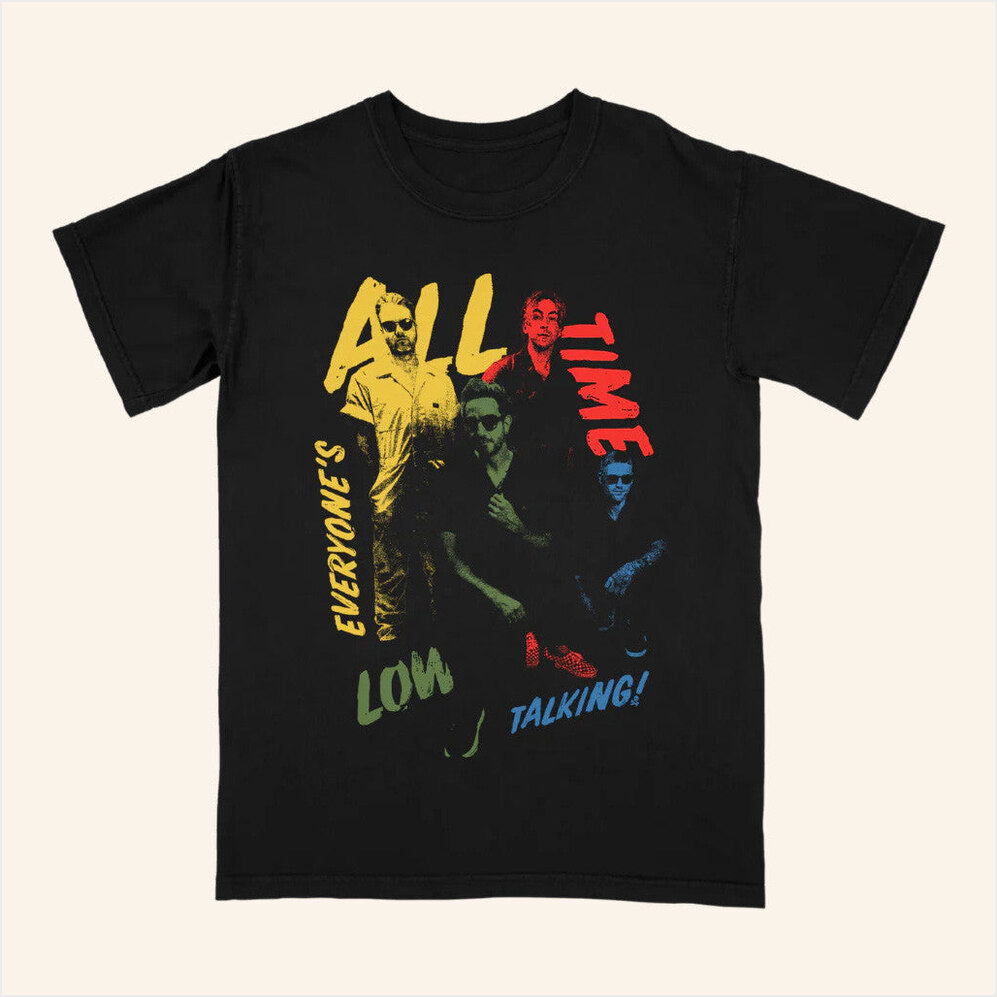 Everyone's Talking Photo T-Shirt All Time Low Official Merch Birthday Gifts For Fans BFF Gifts