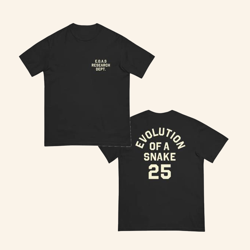 Evolution Of A Snake Merch The Snake Department T-Shirt Birthday Gifts For Music Lovers