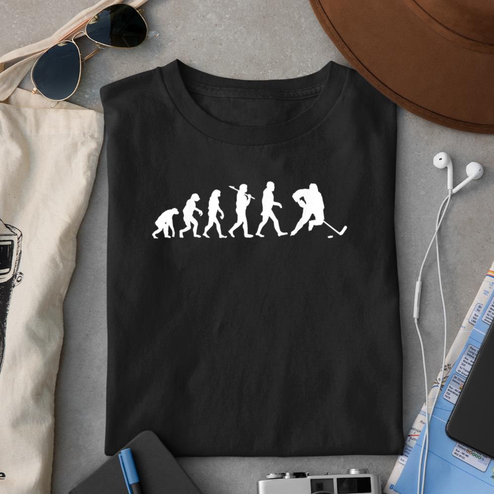 Evolution of Hockey T-Shirt - Funny Hockey Shirt T-Shirt