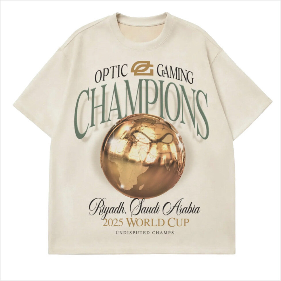 EWC 2025 Champions T-Shirt Optic Gaming Merch Good Birthday Gifts For Brother Best Friend Gifts