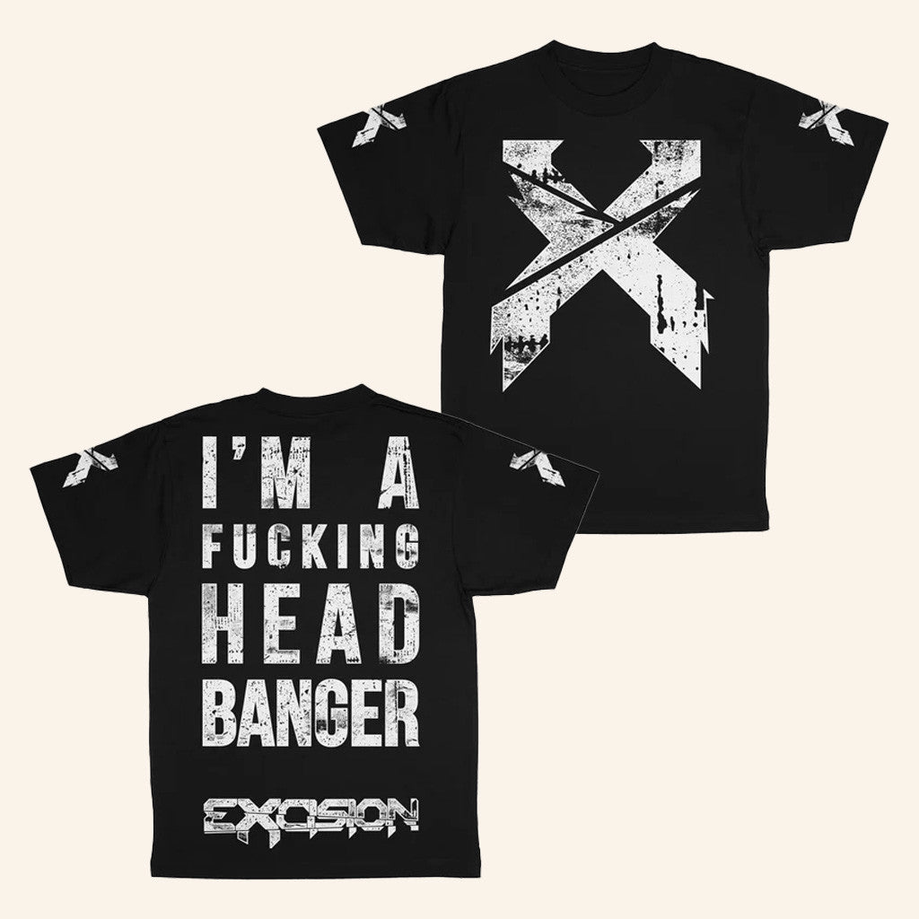 Excision Merch Excision I'm A Headbanger T-Shirt Gifts For Boyfriend