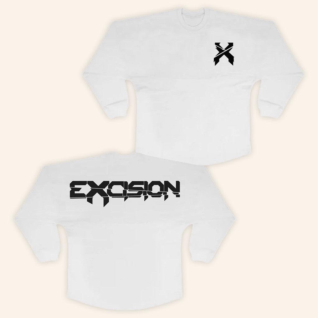 Excision Merch Excision Spirit Long Sleeve Shirt White Gifts For Dudes