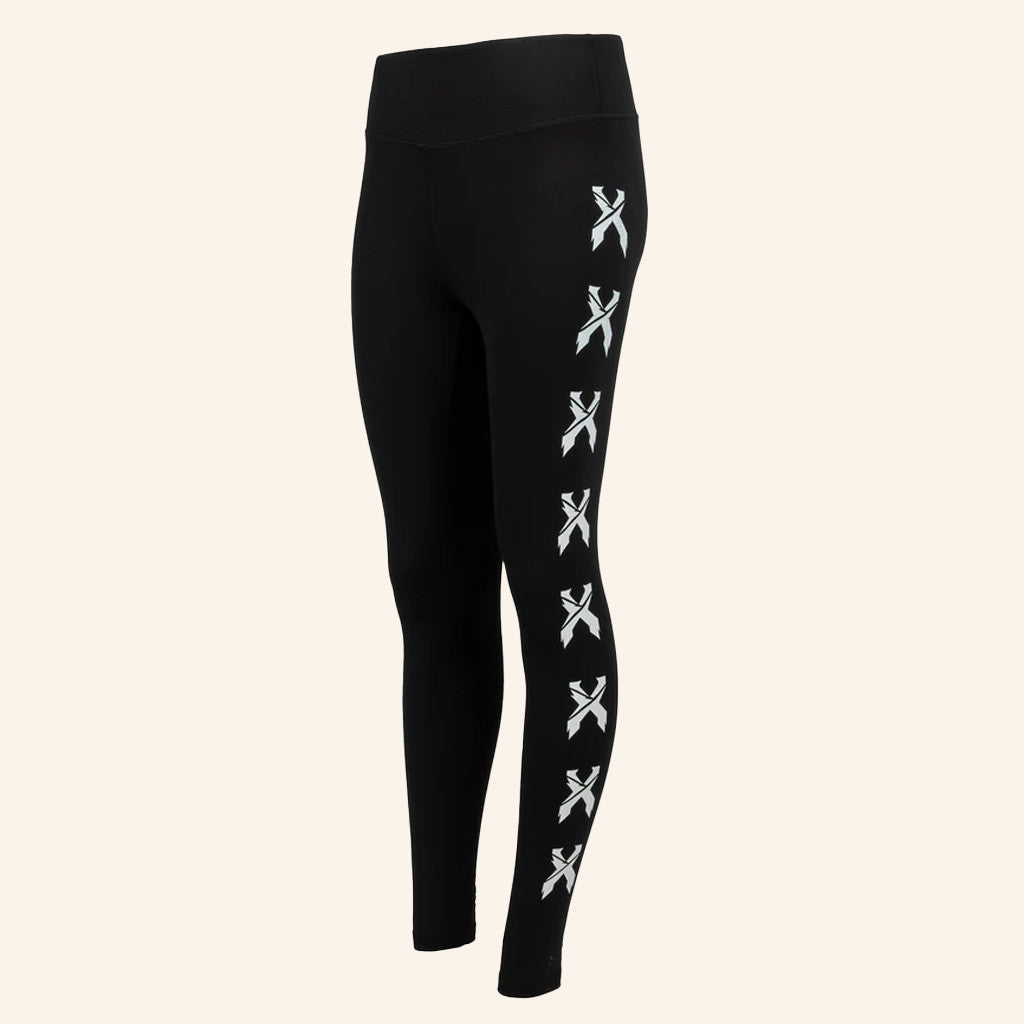 Excision Merch Sliced Logo Leggings Black White Gifts For Women's