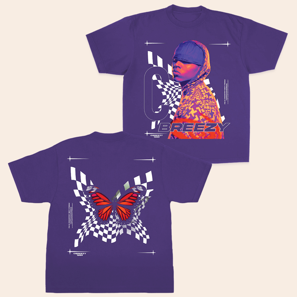 Exclusive Checkered S'S Shirt Chris Brown Merch Chris Brown T-Shirt Cool Mothers Day Gifts