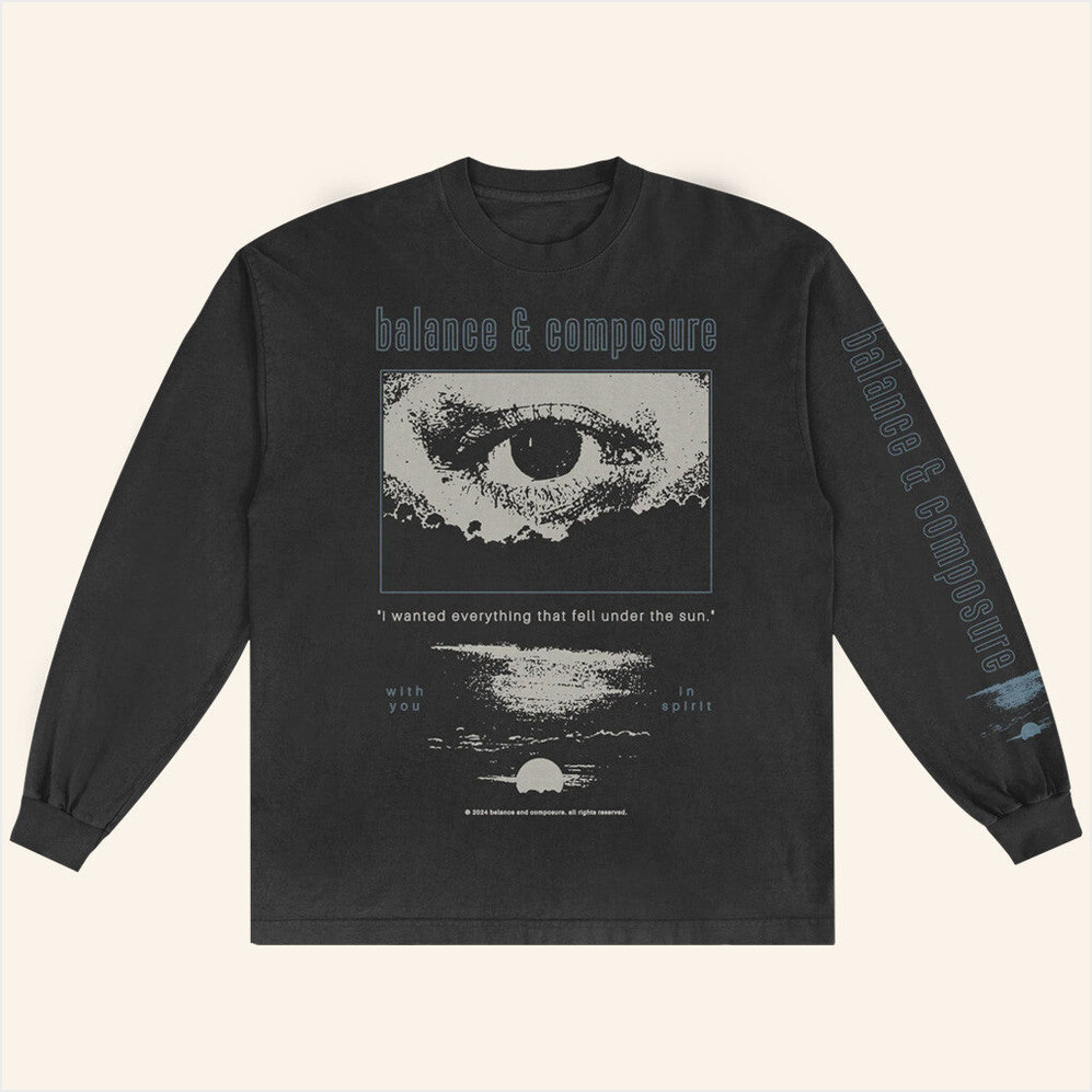 Eye Black Long Sleeve Shirt Balanced Comp Merch Birthday Gifts For Husband BFF Gifts