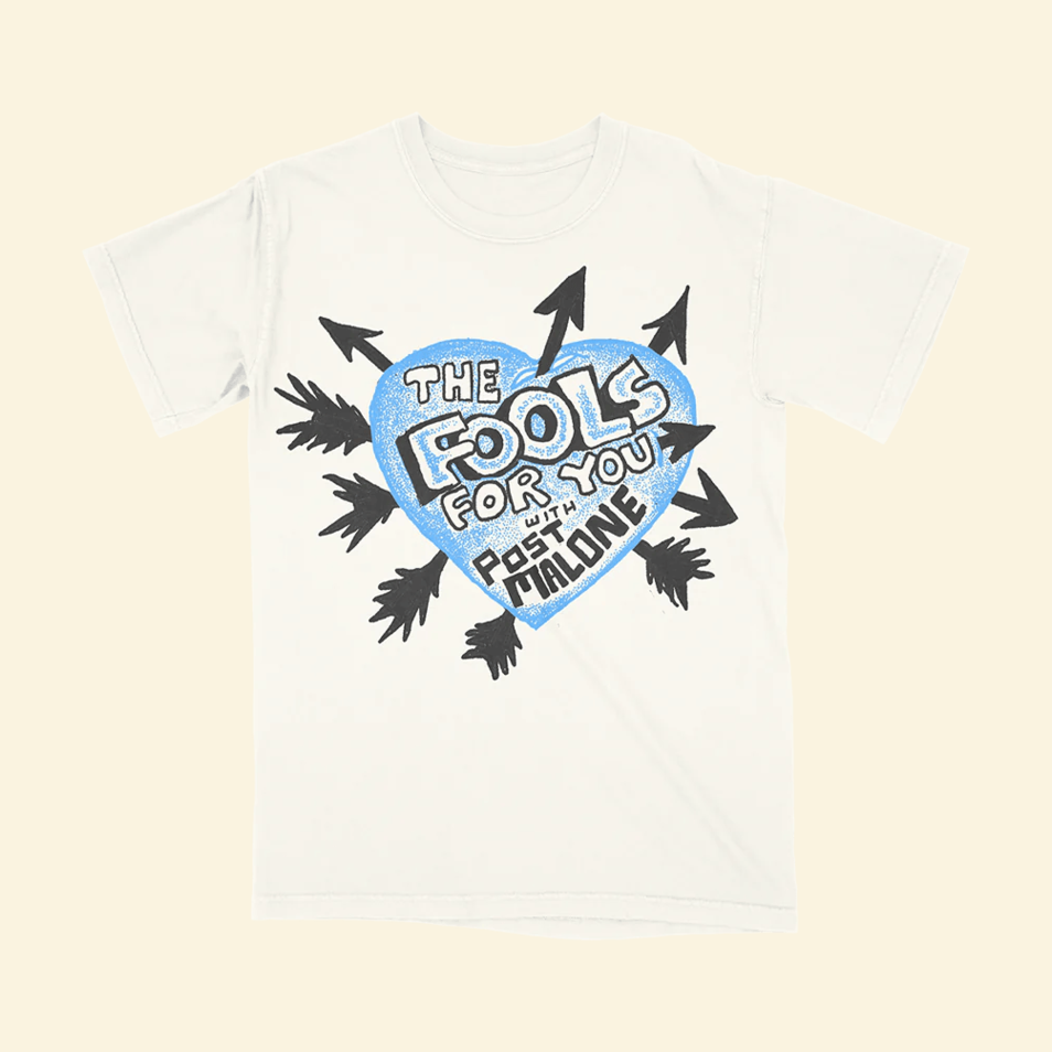 F 1 Trillion Heart With Arrows T-Shirt Post Malone Merch Best Father's Day Special Gifts