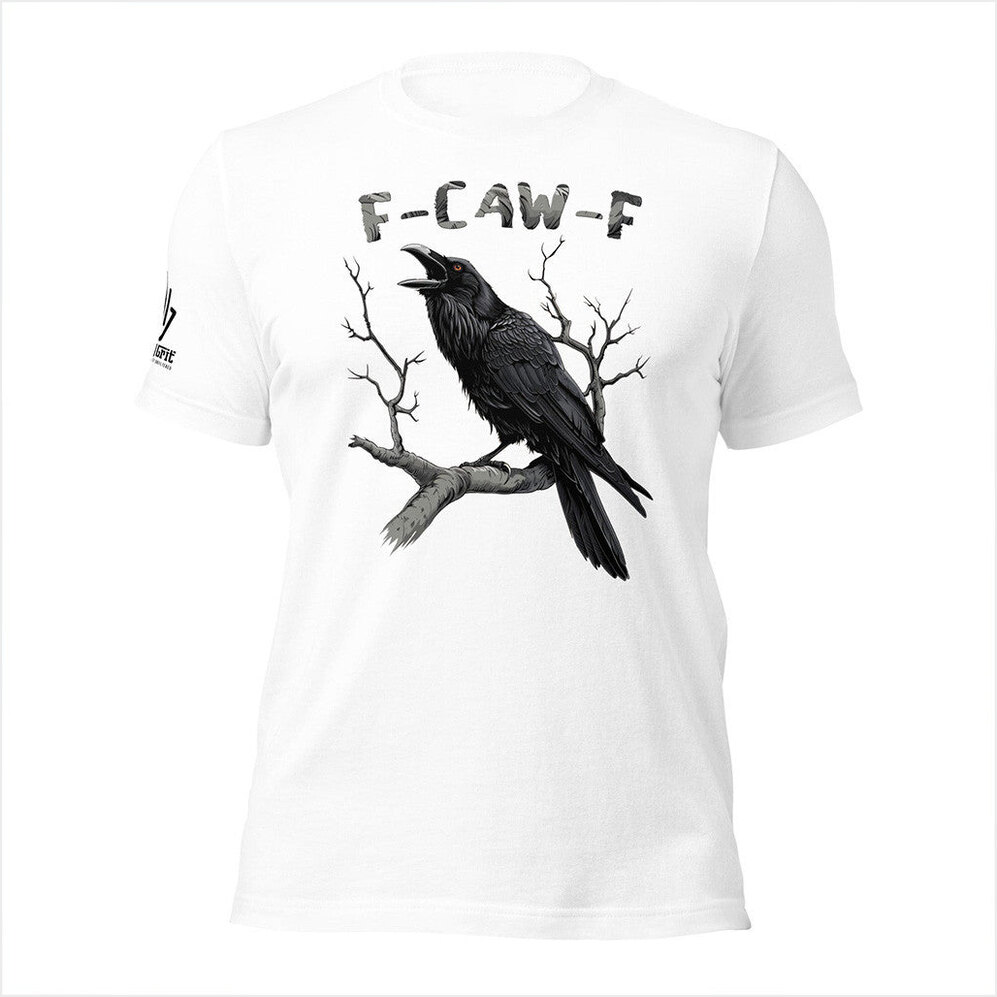 F Caw F Shirt Funny Black Crow F Caw F Meme T-Shirt Gifts For Husband Birthday Gift Ideas