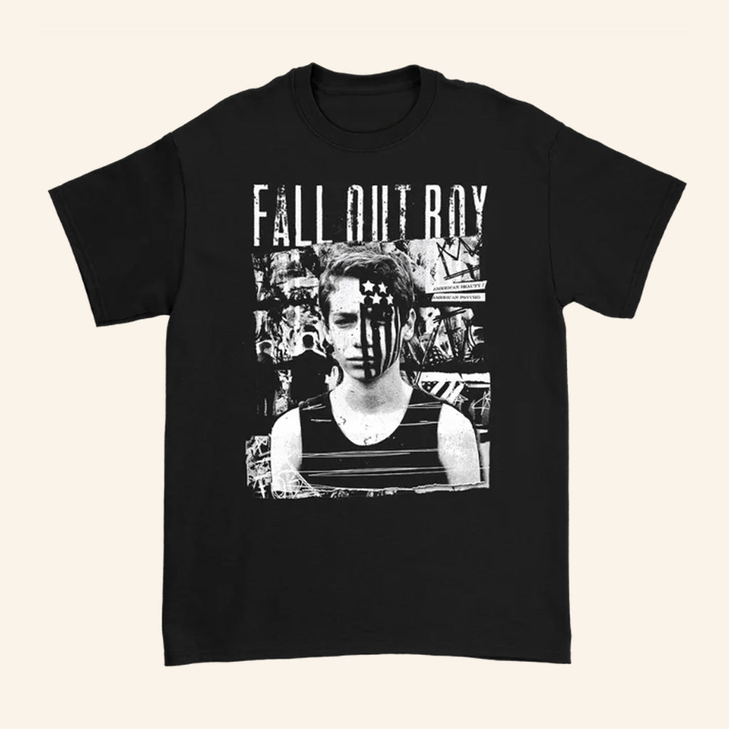 Fall Out Boy Merch American Beauty American Psycho Cover T-Shirt Gifts For Fans
