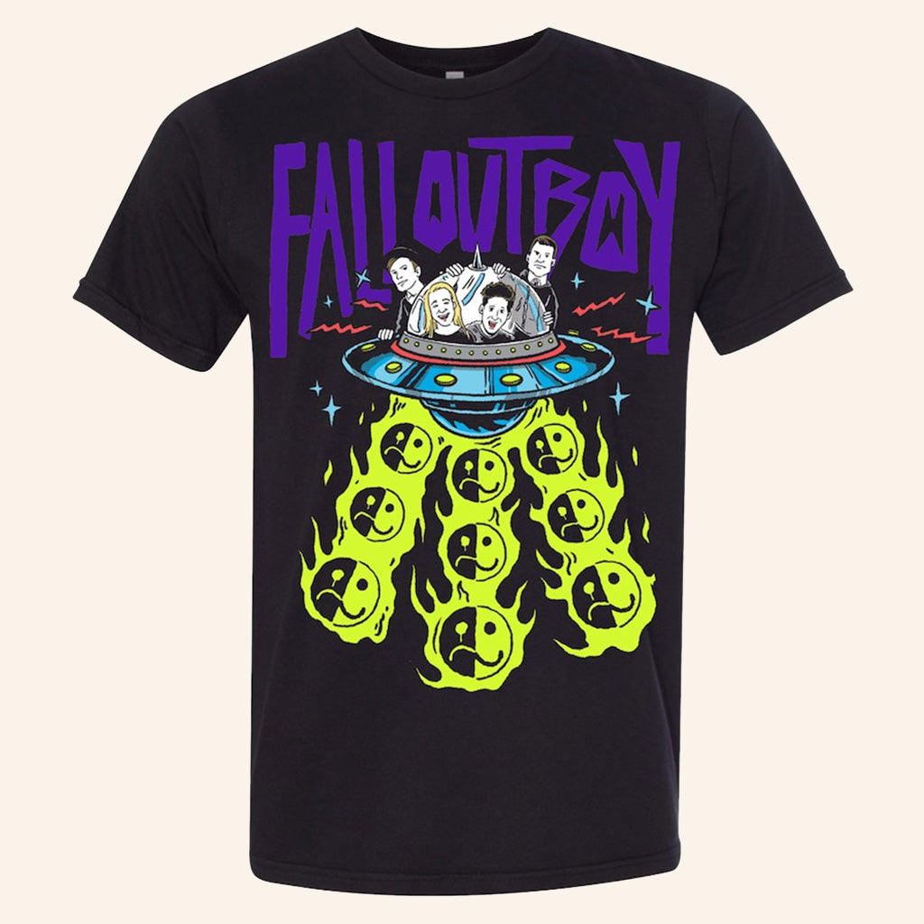Fall Out Boy Merch Black T-Shirt Best Gifts For Music Lovers