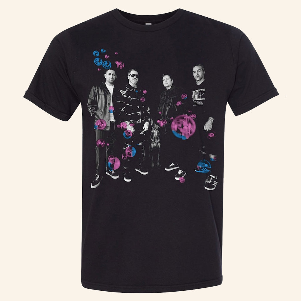 Fall Out Boy Merch Black T-Shirt Gifts For Rock Band Fans