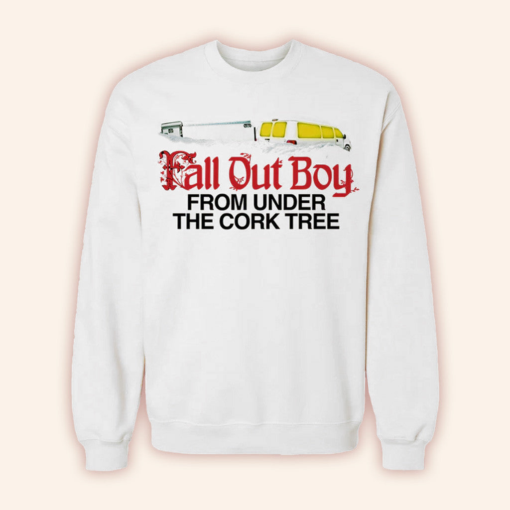 Fall Out Boy Merch Van Crewneck Sweatshirt Birthday Ideas For Friends