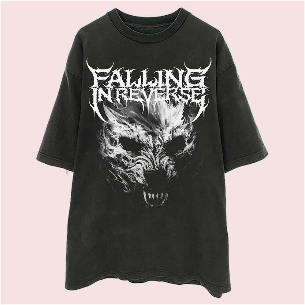 Falling In Reverse Merch Wolf T-Shirt Gifts For Father Birthday Gifts For Friends