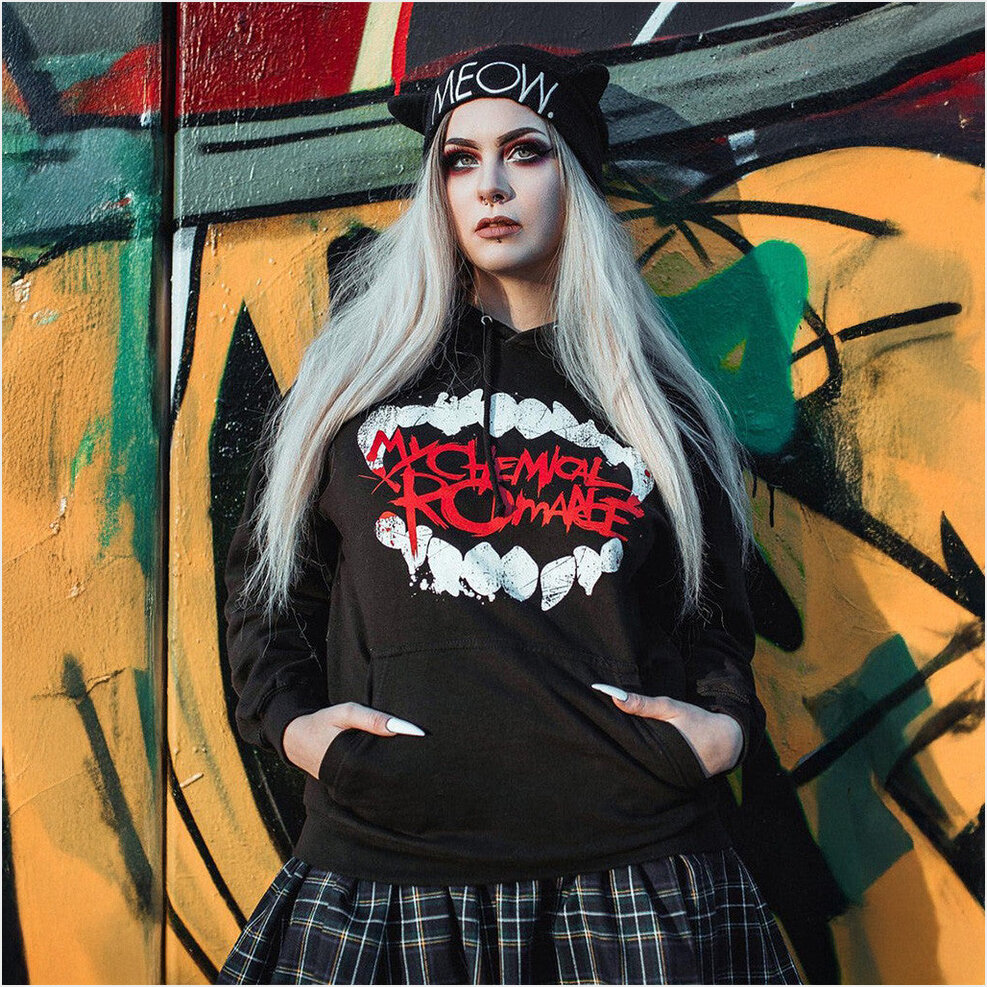 Fangs Hoodie My Chemical Romance Tour Merch Best Birthday Gifts For Besties Christmas Presents