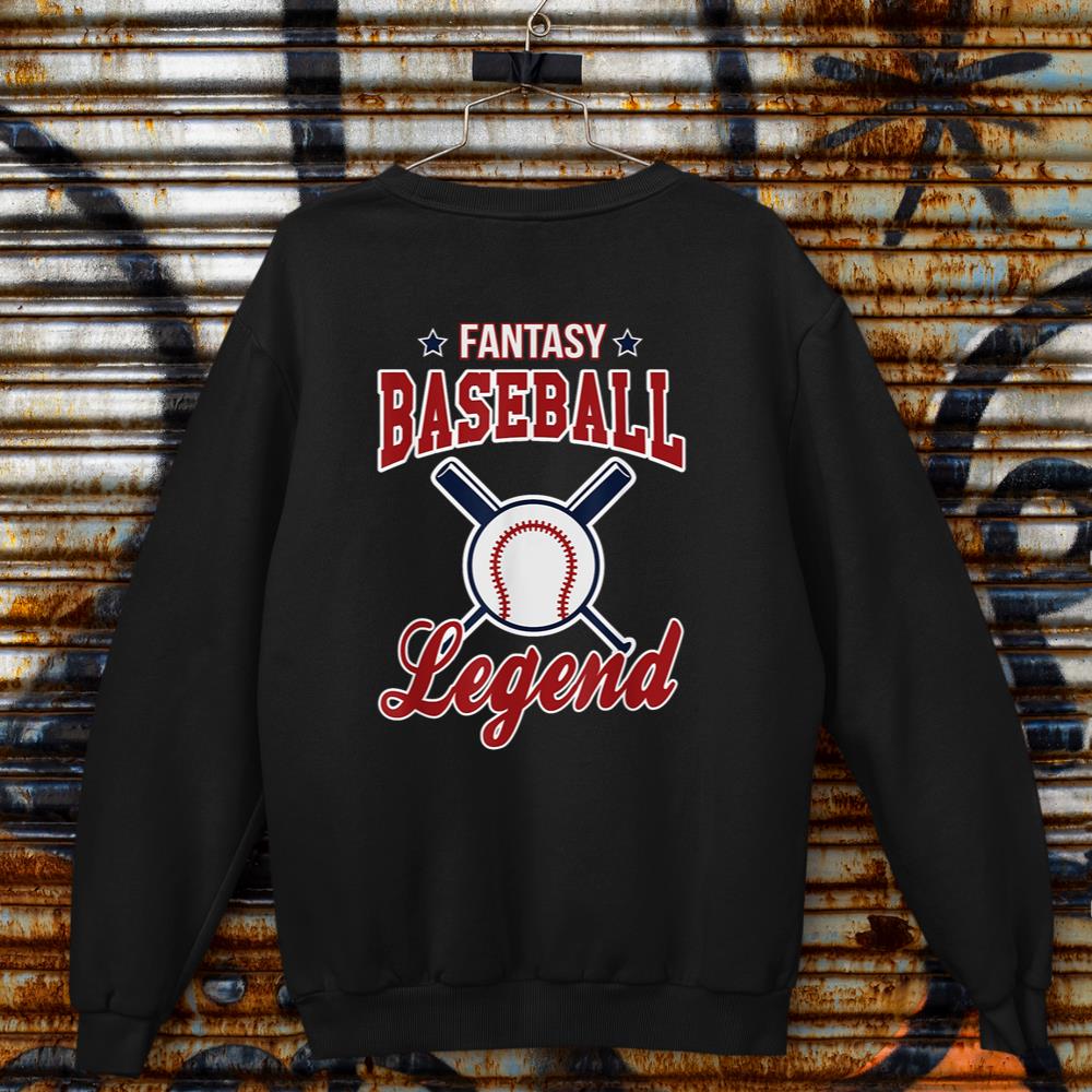 Fantasy Baseball Legend Funny Fantasy Baseball design Sweatshirt