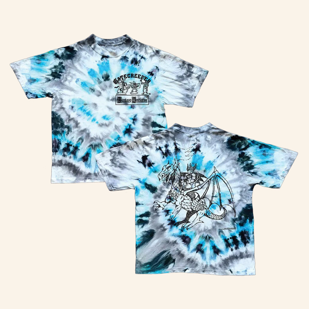 Fantasy Initiative Merch Figurine Tie Dye Shirt Birthday Present For Friends