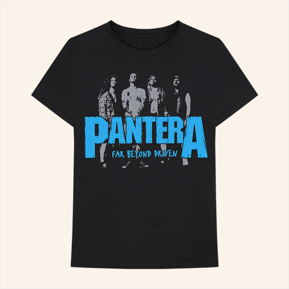 Far Beyond Driven Band Photo T-Shirt Pantera Merch Best Birthday Gift Ideas Christmas Presents