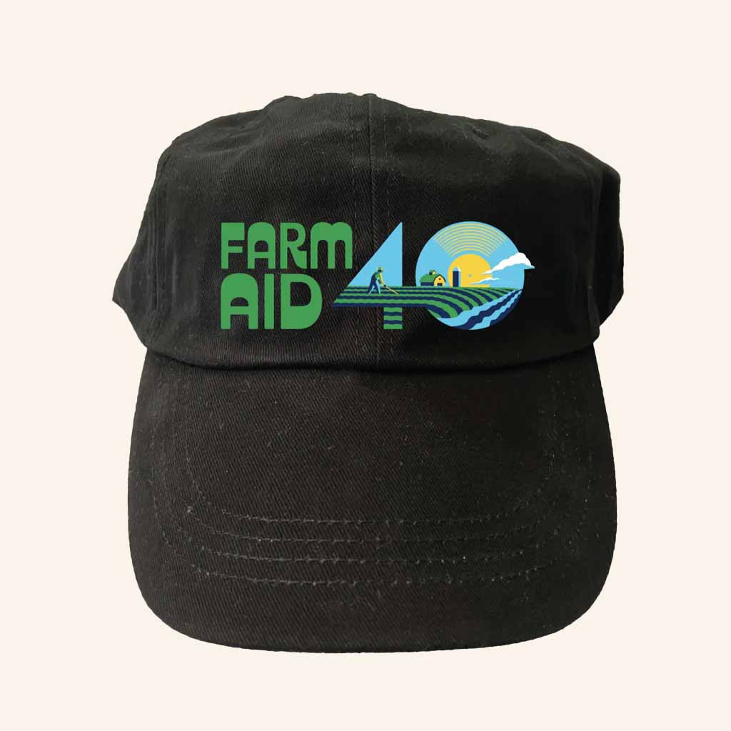 Farm Aid Merch Farm Aid 40 Festival Logo Baseball Hat Unique Gifts For Farmers