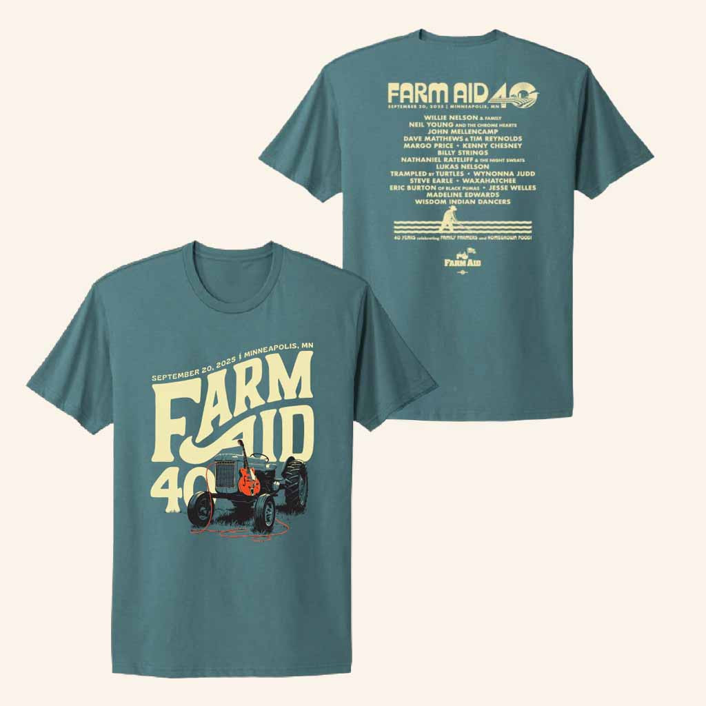Farm Aid Merch Farm Aid 40 Tractor Amp T-Shirt Gift Ideas For Farmers