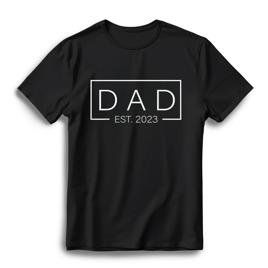 Fathers Day Gift Dad Est. 2023 Expect Baby Men Wife Daughter