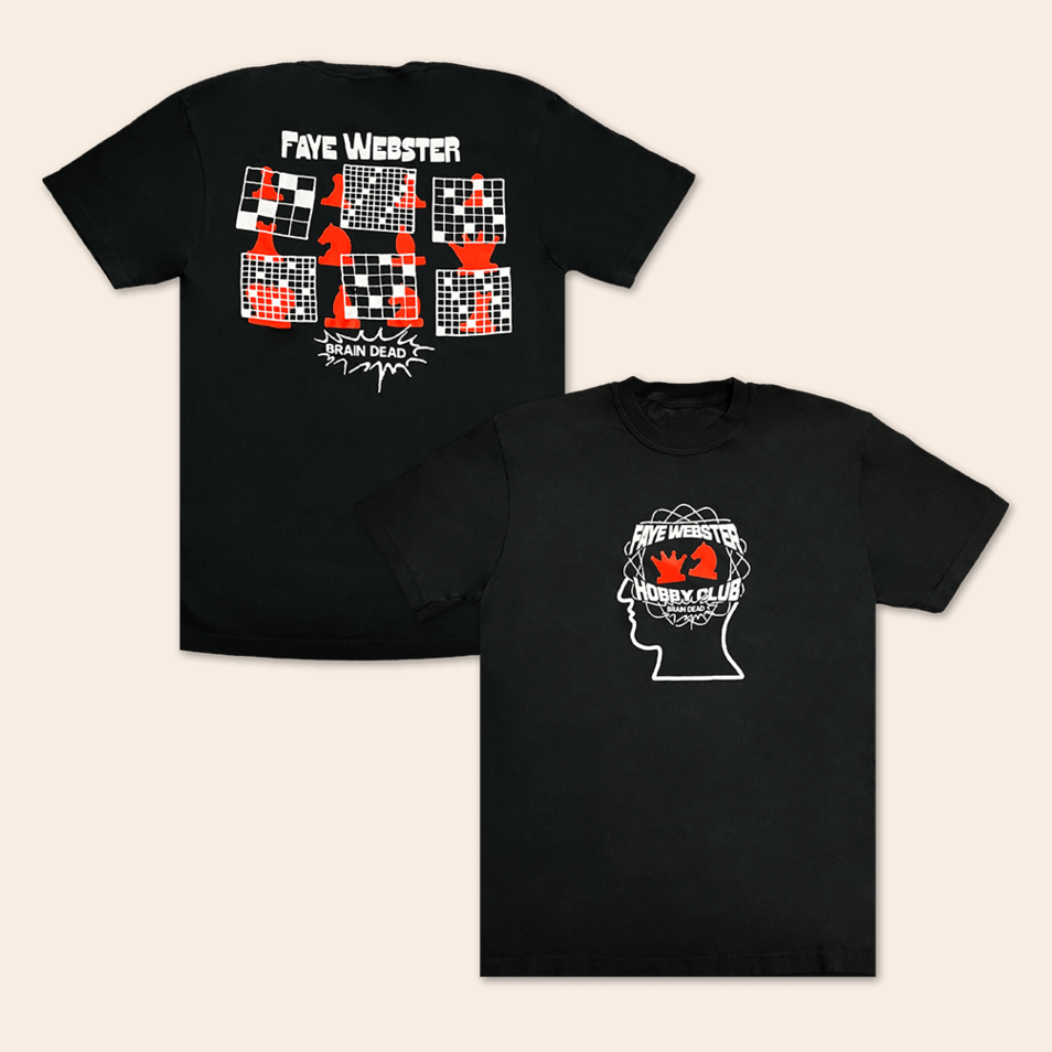 Faye Webster x Brain Dead Hobby Club T-Shirt Faye Webster Merch Music Lovers Gifts For Fans