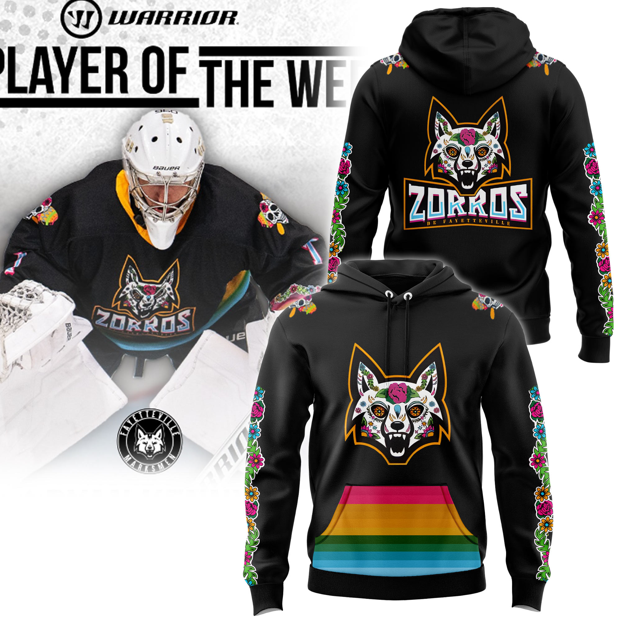 Fayetteville Marksmen X Dia De Los Muertos Hoodie Great Gift For Fans