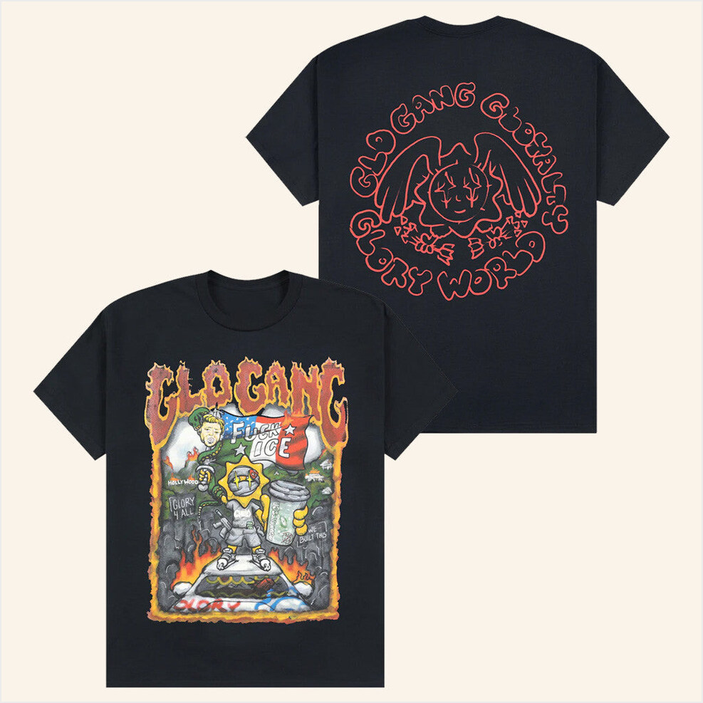 Fck Ice T-Shirt Glo Gang Worldwide Merch Gifts For Father Birthday Gift Ideas