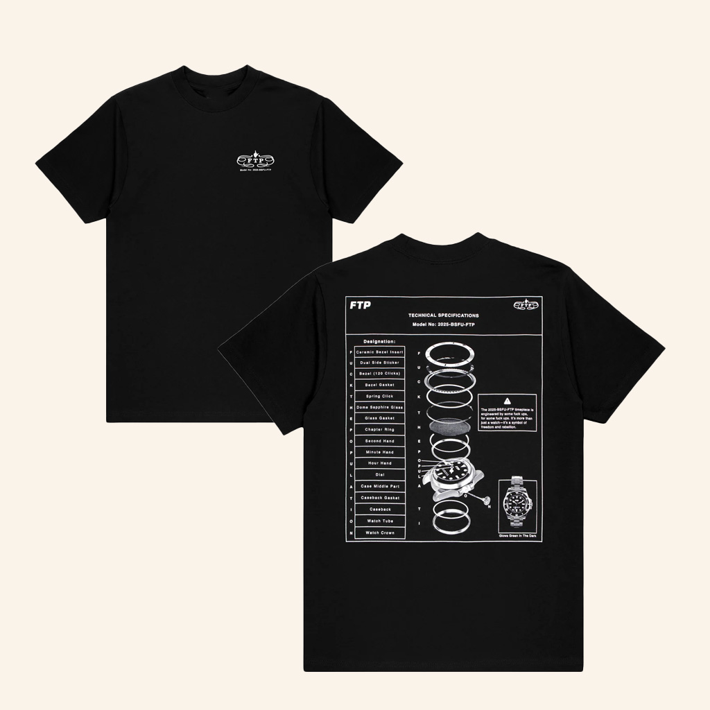 Fck The Population Merch Technical Specs Shirt Black Best Gifts For Boyfriend