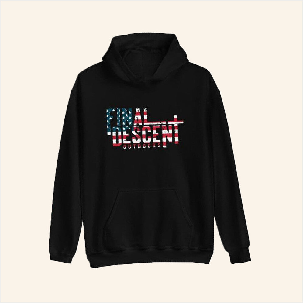 Fdo Flag Hoodie Final Descent Outdoors Merch Birthday Gifts For Dad BFF Gifts Ideas