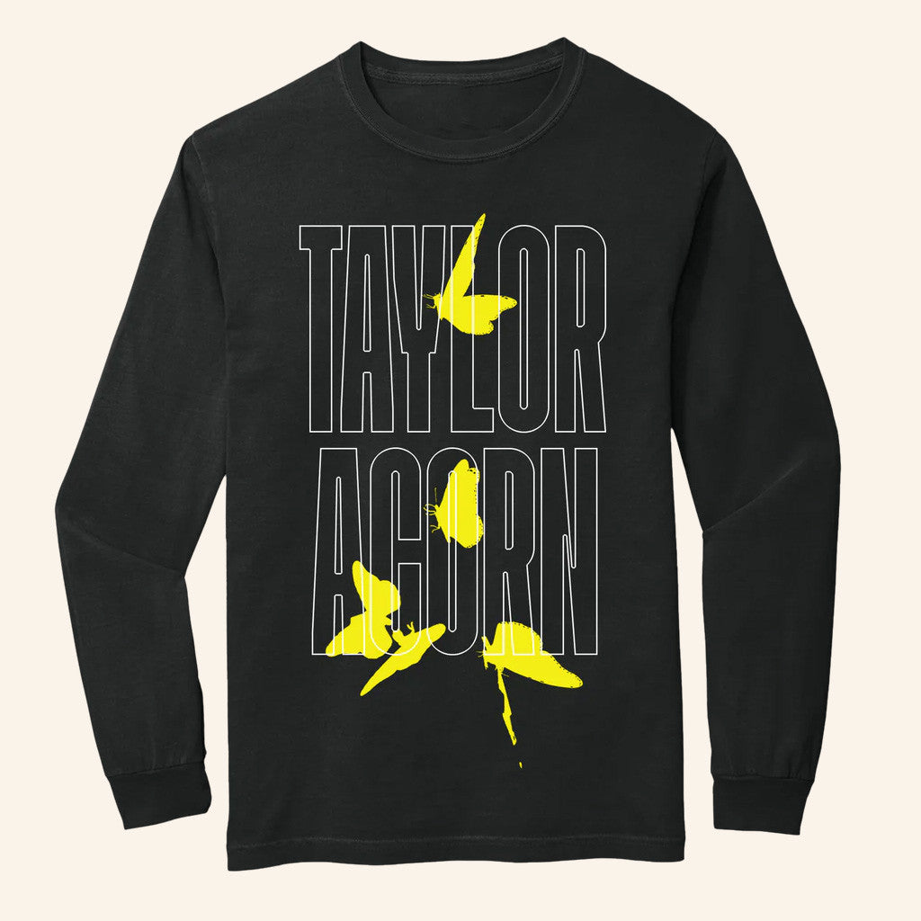 Fearless Records Merch Taylor Acorn Taylor Butterfly Long Sleeve T-Shirt Him Gifts