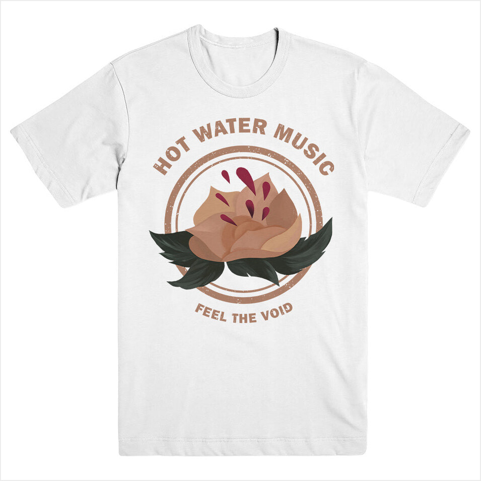 Feel The Void White Shirt Hot Water Music Merch Hot Water Music Shirt Father'S Day Gifts For Metal Music Lovers