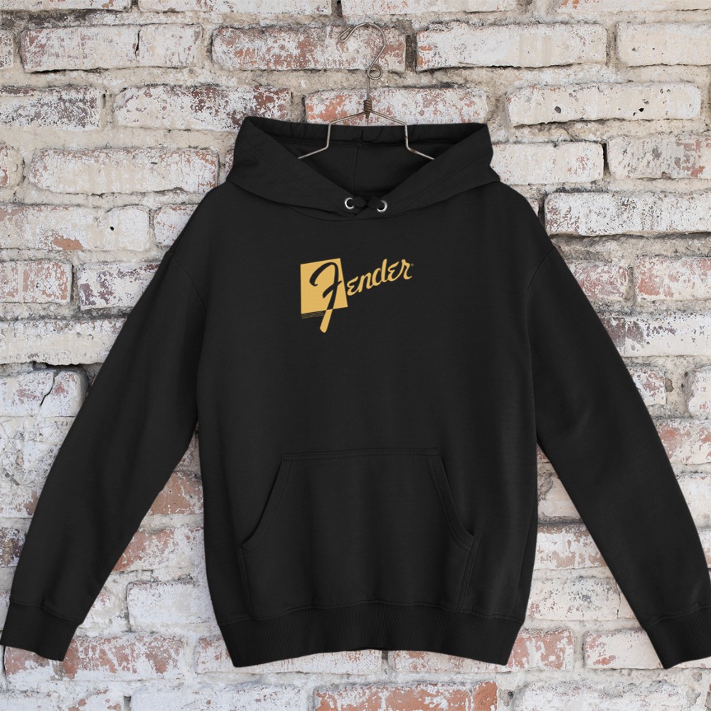 Fender Retro Text Logo Long Sleeve Hoodie
