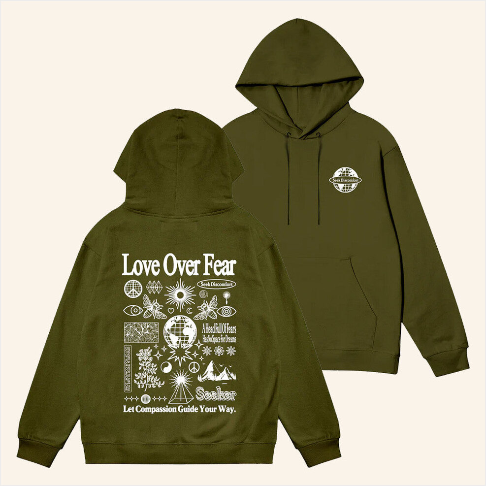 Field Notes Hoodie Seek Discomfort Merch Best BFF Birthday Gifts Ideas Christmas Presents