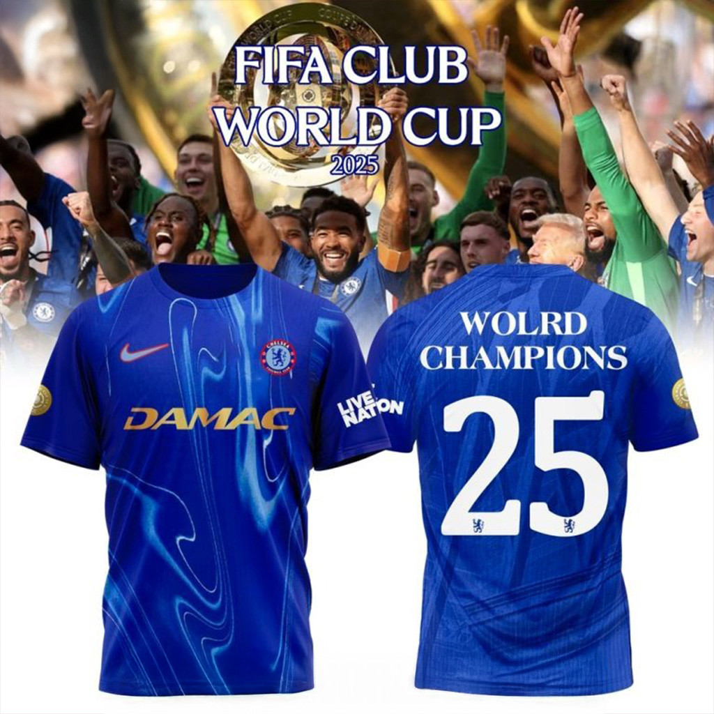 FIFA Club World Cup 2025 Champions Chelsea Hoodie Fan Merch Gift Ideas For Dad