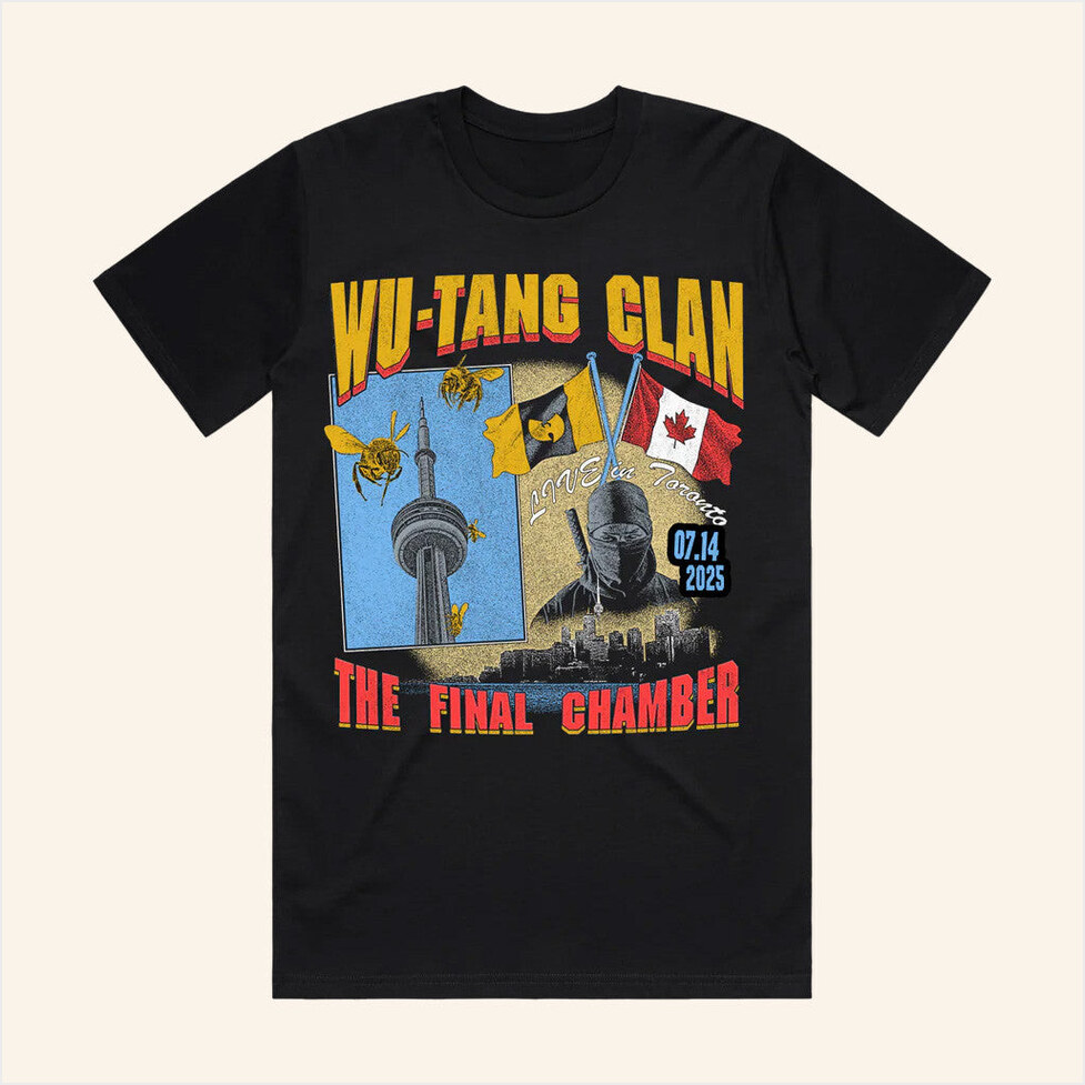 Final Chamber Tour Toronto Exclusive T-Shirt The Wu Tang Clan Merch Presents For Dad