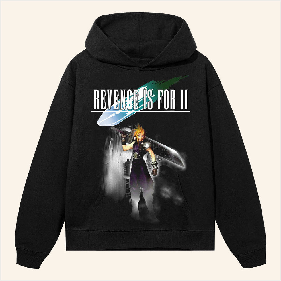 Final Revenge Black Hoodie Revenge Merch Gift Ideas For Dudes BFF Birthday Gifts Ideas