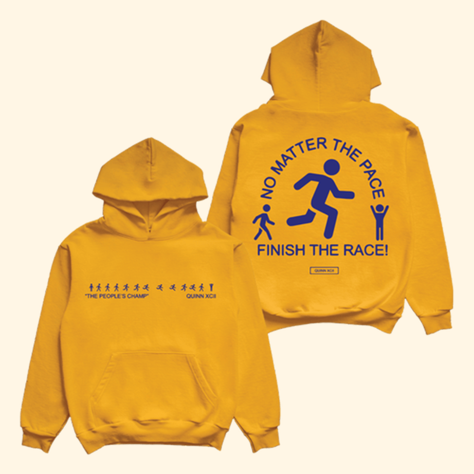 Finish The Race Hoodie Quinn XCII Merch First Fathers Day Gift Ideas BFF Birthday Gifts Ideas