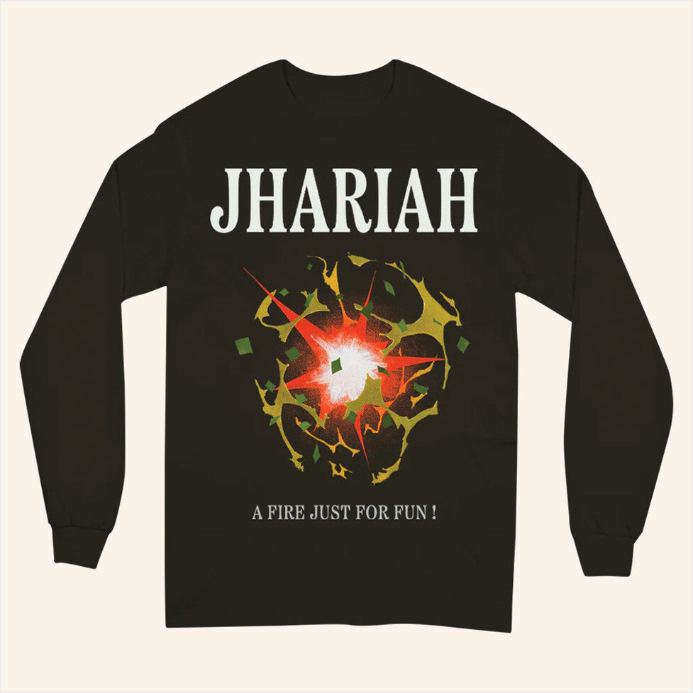 Fire4fun Long Sleeve T-Shirt Jhariah Clare Merch Gifts For Besties Birthday Gift Ideas