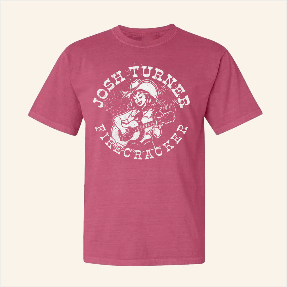 Firecracker T-Shirt Josh Turner Merch Birthday Gifts For Husband Gifts For BFF