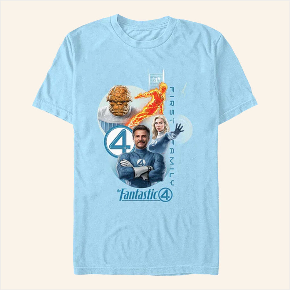 First Steps First Family T-Shirt AMC Theatres Merch Gifts For Husband Gifts For Best Friend