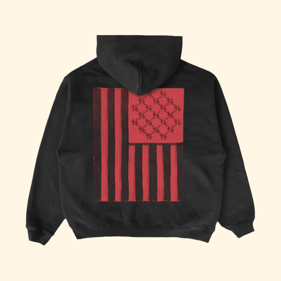 Flag Zip Up Hoodie 21 Savage Merch 21 Savage Hoodie First Fathers Day Gift BFF Gifts Ideas