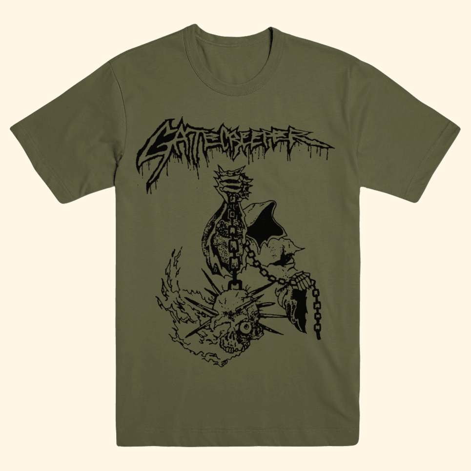 Flame Skull Shirt Gatecreeper Merch Gatecreeper Shirt Dad Birthday Gifts For Father'S Day 2025