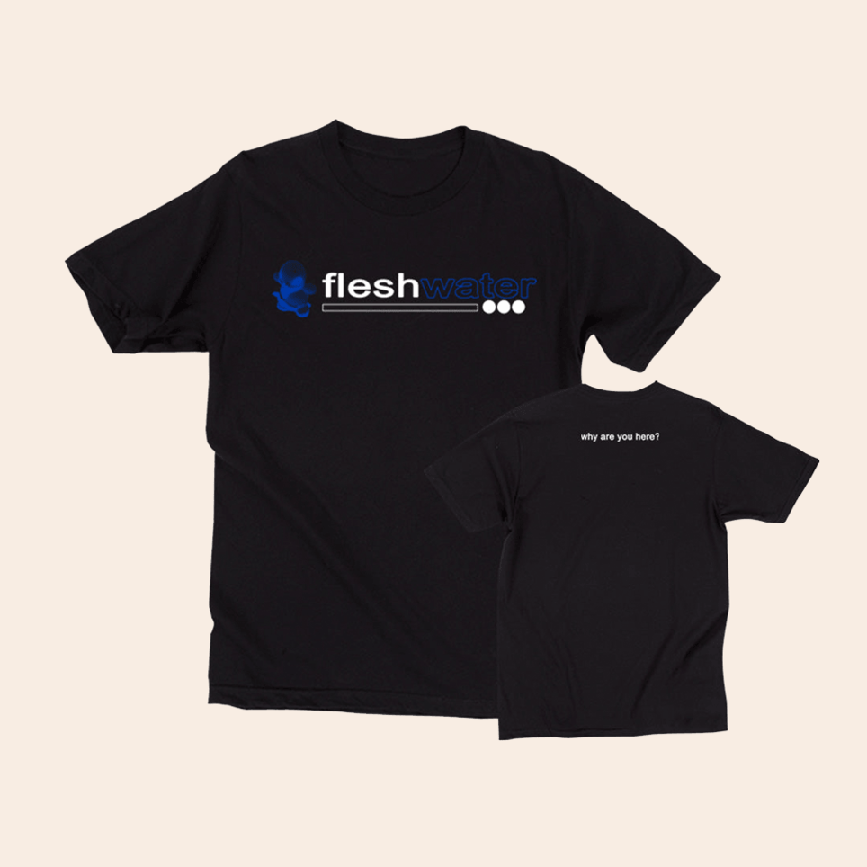 Fleshwater Why Are You Here T-Shirt Fleshwater Merch Good Father's Day Presents